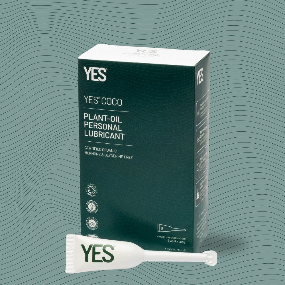 YES Coco Oil-Based Vaginal Lubricant 6x5ml - Organic - Gynaecologist Recommended