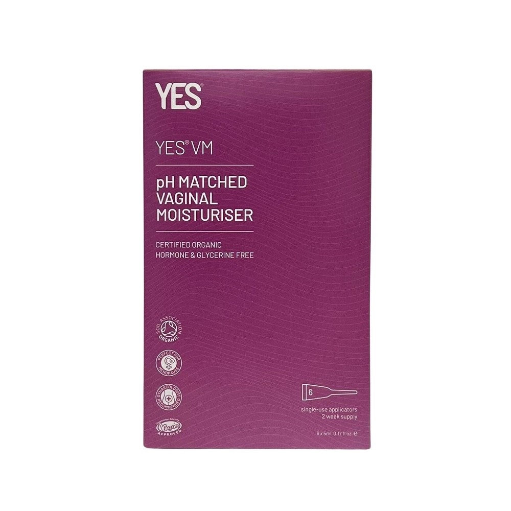 YES Vaginal Moisturising Gel-6x5ml - Organic - Gynaecologist Recommended