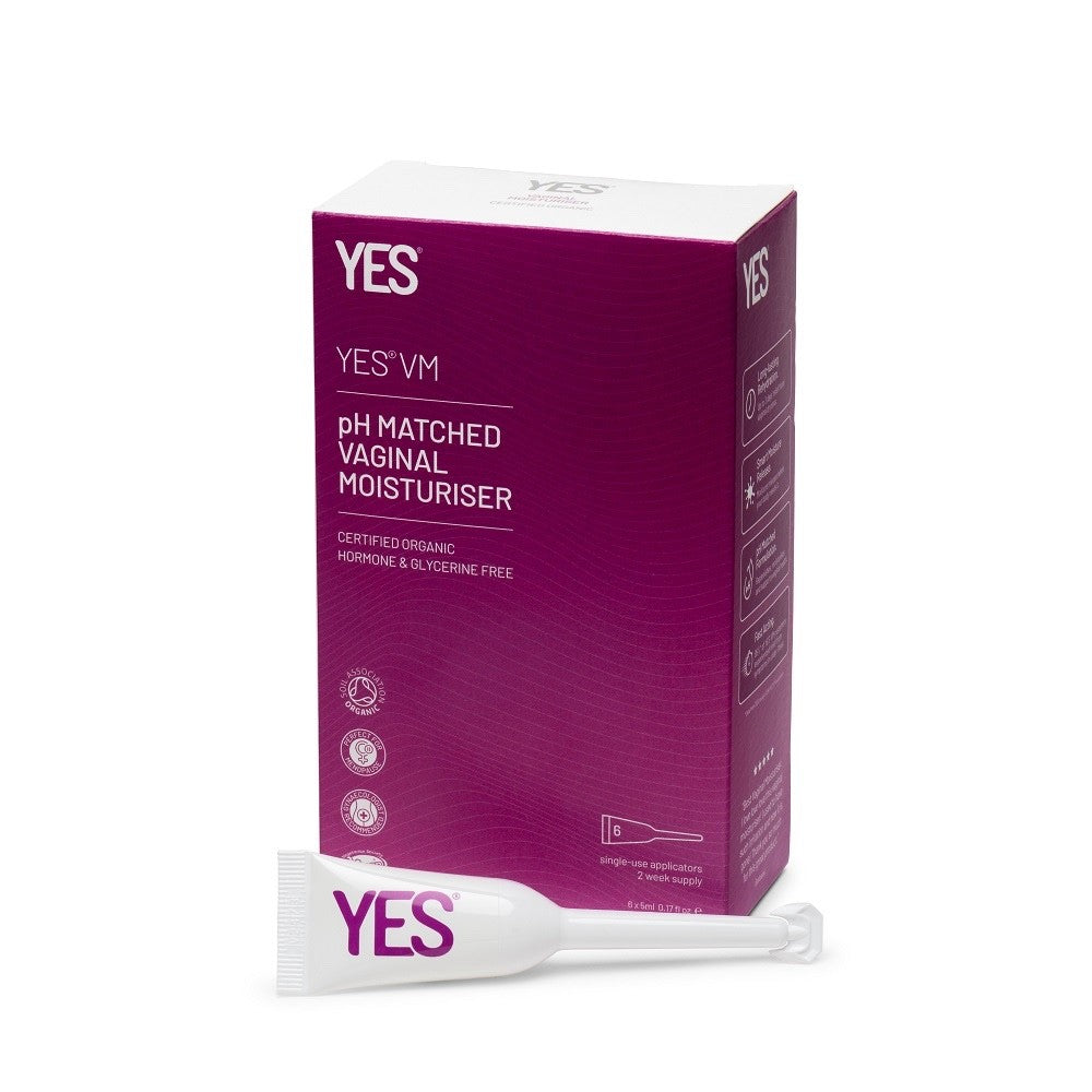YES Vaginal Moisturising Gel-6x5ml - Organic - Gynaecologist Recommended