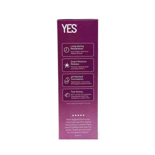 YES Vaginal Moisturising Gel-6x5ml - Organic - Gynaecologist Recommended