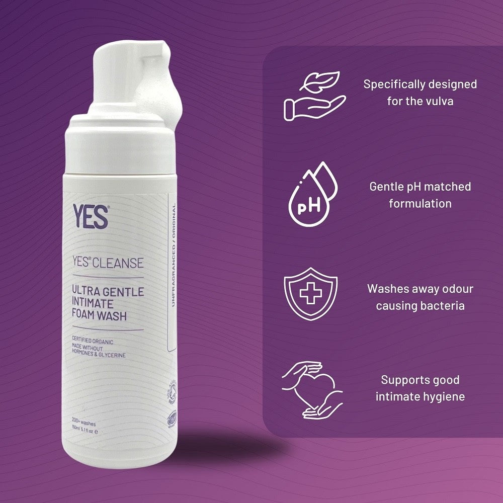 YES Cleanse Intimate Wash - Unfragranced - 150ml